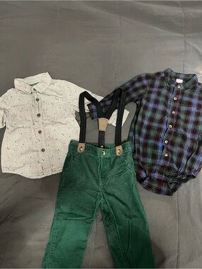 Christmas 18m matching set
